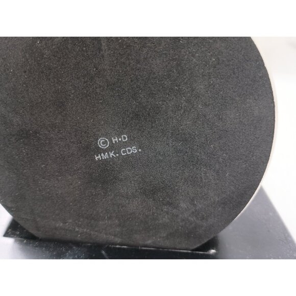 Vintage 2005 Harley Davidson Monogramed Ceramic Coaster Set of Three With Holder - Picture 5 of 10